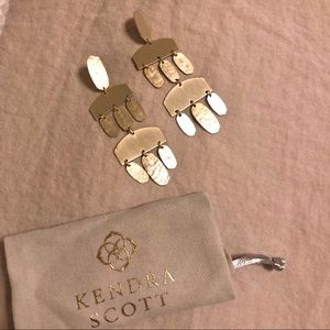 Kendra Scott Emmet Statement Earrings - Gold